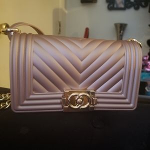 Champagne color small jelly bag